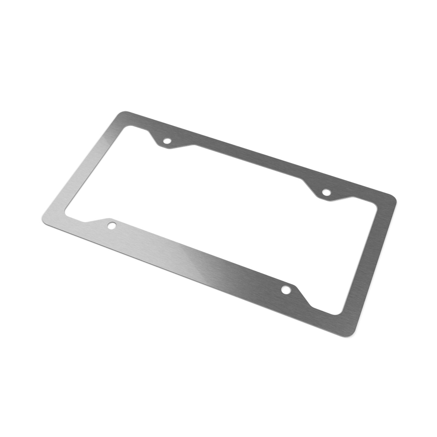 Honk White Metal License Plate Frame